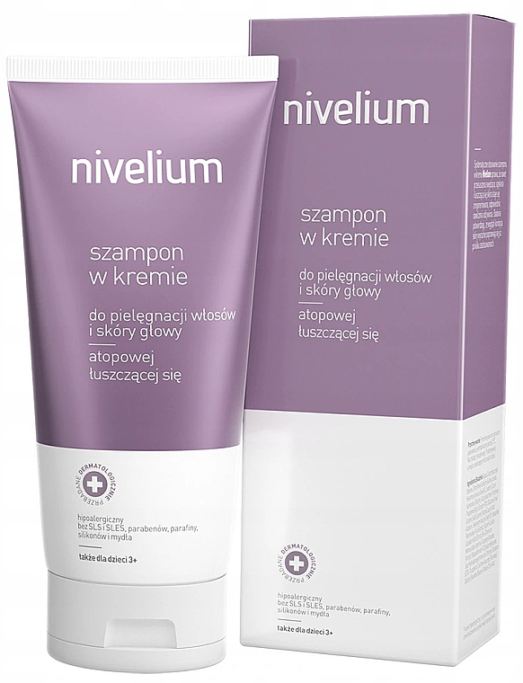 Kremowy szampon z olejem arganowym i keratyną - Aflofarm Nivelium Cream Shampoo — Zdjęcie N1