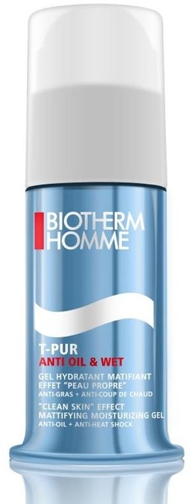 Nawilżająco-matujący żel do twarzy - Biotherm Homme T-Pur Anti Oil & Wet Mattifying Moisturizing Gel
