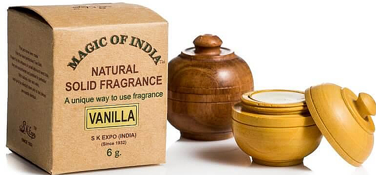 Naturalne perfumy w kremie Wanilia - Shamasa — Zdjęcie N1