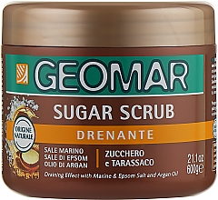 Kup Wygładzający peeling drenujący do ciała z cukrem i olejem arganowym - Geomar Sugar Scrub