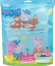 Zestaw gąbek Świnka Peppa 3 szt., samolot, różowy - Suavipiel Peppa Pig Bath Sponge — Zdjęcie N1