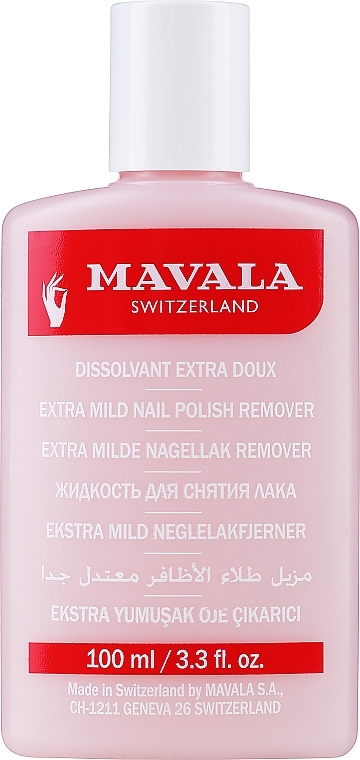 Zmywacz do paznokci - Mavala Extra Mild Nail Polish Remover