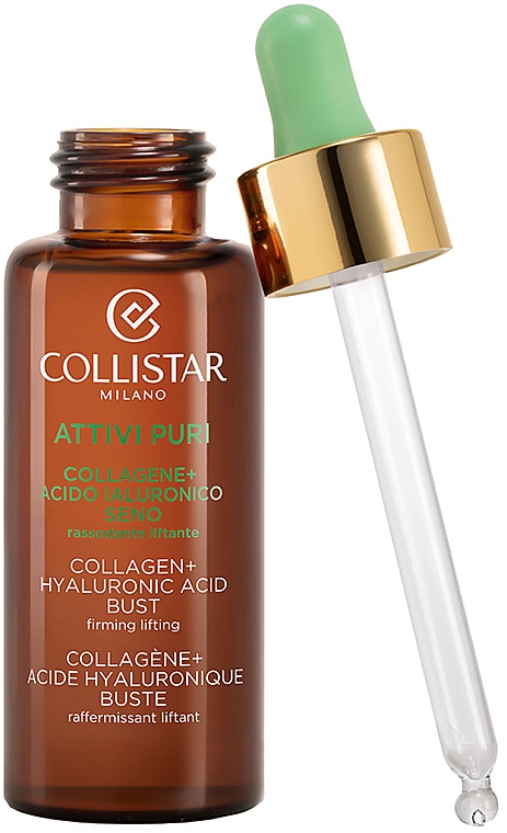 Ujędrniające serum do biustu z kolagenem i kwasem hialuronowym - Collistar Attivi Pure Actives Collagen + Hyaluronic Acid Bust Firming Lifting — Zdjęcie N2