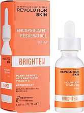 Rozjaśniające serum do twarzy z kapsułkowanym resweratrolem - Revolution Skincare Encapsulated Resveratrol Brighten Serum — Zdjęcie N1