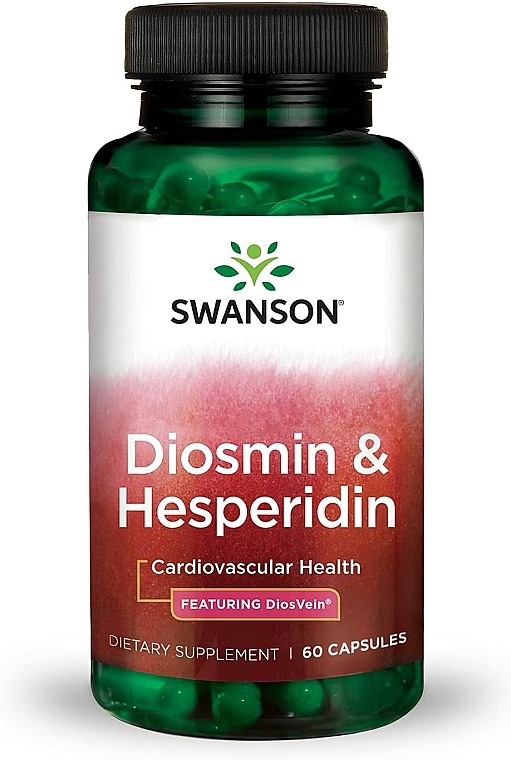 Suplement diety Diosmina i Hesperydyna w kapsułkach - Swanson Diosvein Diosmin/Hesperidin — Zdjęcie N1