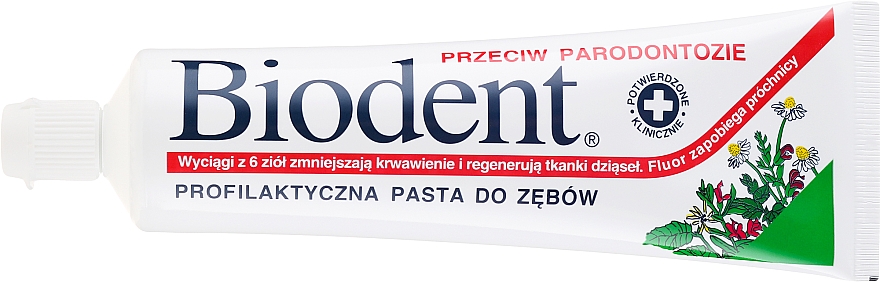 Profilaktyczna pasta do zębów przeciw paradontozie - Biodent  — Zdjęcie N5