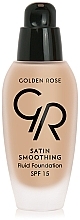 Kup PRZECENA! Długotrwały podkład wygładzający - Golden Rose Satin Smoothing Fluid Foundation SPF 15 *