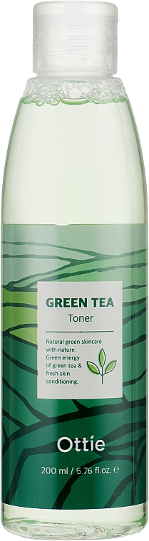 Tonik do twarzy z zieloną herbatą - Ottie Green Tea Toner