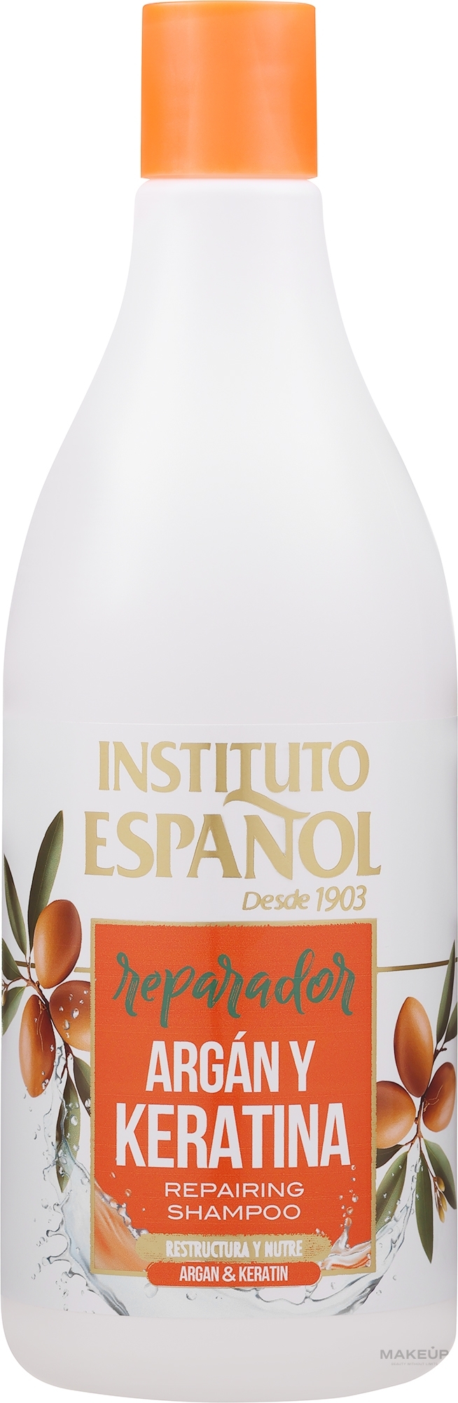 Szampon rewitalizujący Argan i keratyna - Instituto Espanol Repairing Shampoo Argan + Keratin — Zdjęcie 750 ml