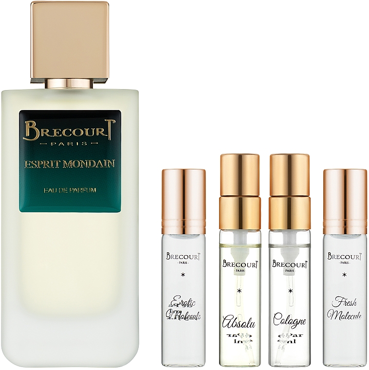 Brecourt Esprit Mondain - Zestaw (edp/100ml + edp/2x7ml + edp/2x5ml) — Zdjęcie N3