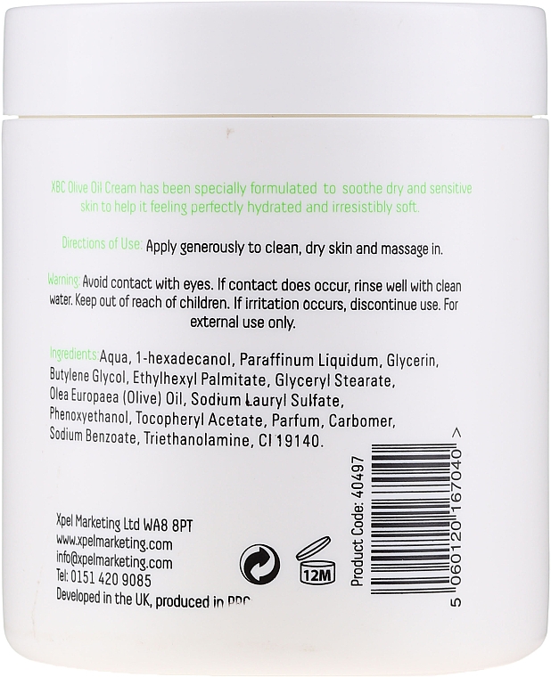 Głęboko nawilżający krem do ciała z oliwą - Xpel Marketing Ltd Body Care Olive Oil Cream — Zdjęcie N2