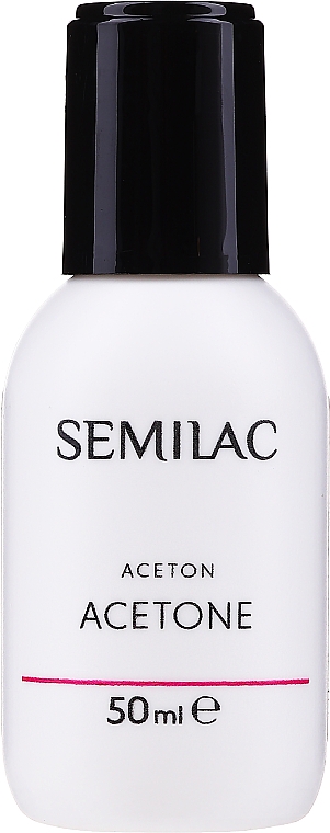 Aceton kosmetyczny do usuwania lakieru hybrydowego do paznokci - Semilac Acetone — Zdjęcie N4