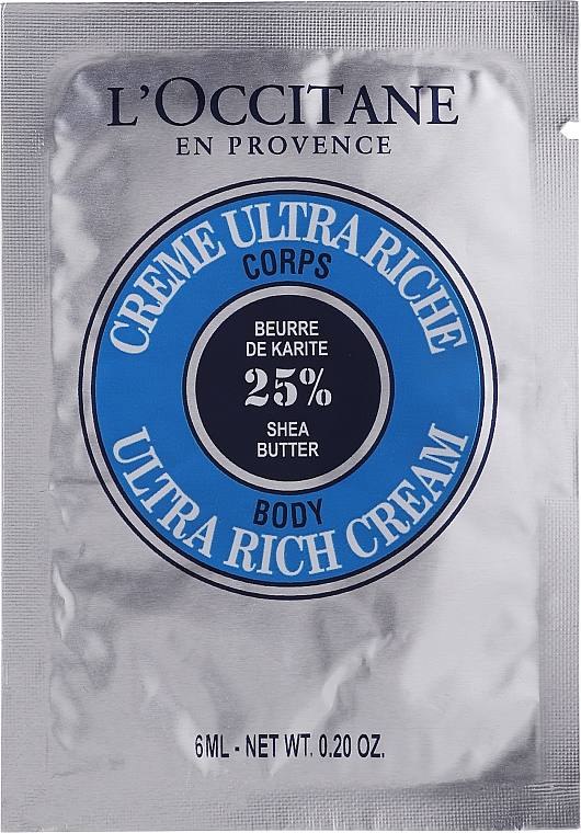 Krem do ciała - L'occitane Shea Butter Ultra Rich Body Cream (próbka) — Zdjęcie N1