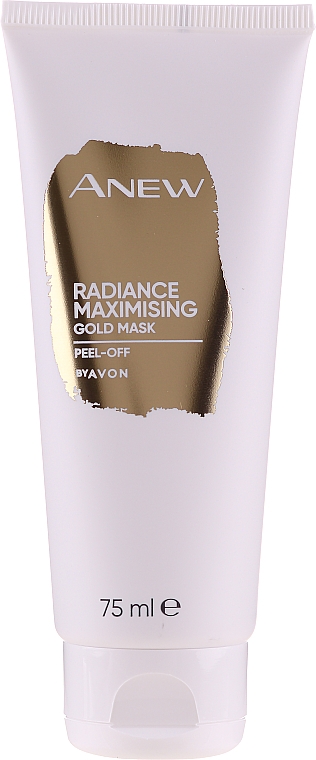 Złuszczająca maska do twarzy - Avon Anew Radiance Maximizing Peel-Off Gold Mask — Zdjęcie N1