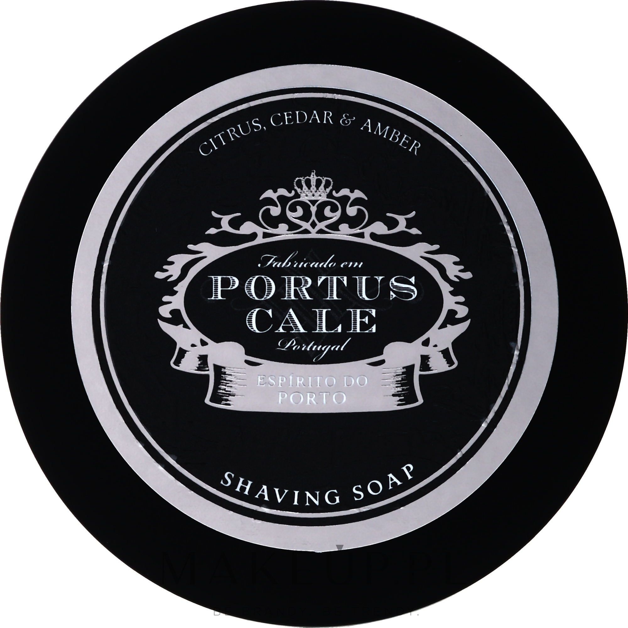 Portus Cale Black Edition - Perfumowane mydło do golenia — Zdjęcie 155 g