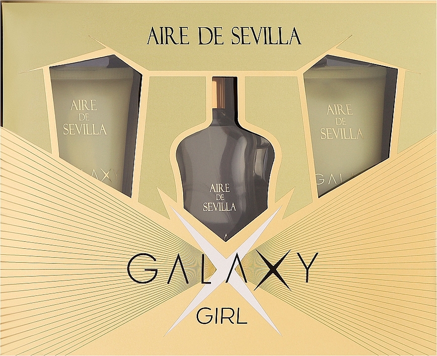 Instituto Espanol Aire de Sevilla Galaxy Girl - Zestaw (edt/150ml + b/cr/100ml + sh/gel/100ml)  — Zdjęcie N1