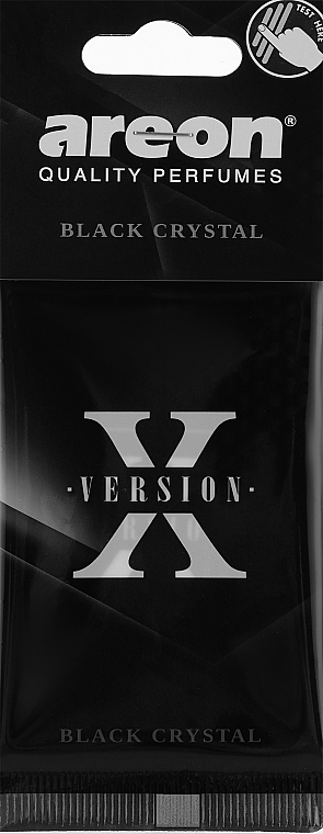 Odświeżacz powietrza do samochodu Czarny kryształ - Areon X-Version Black Crystal — Zdjęcie N1