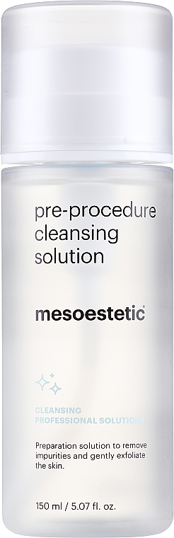 Płyn do demakijażu - Mesoestetic Pre-Procedure Cleansing Solution — Zdjęcie N1