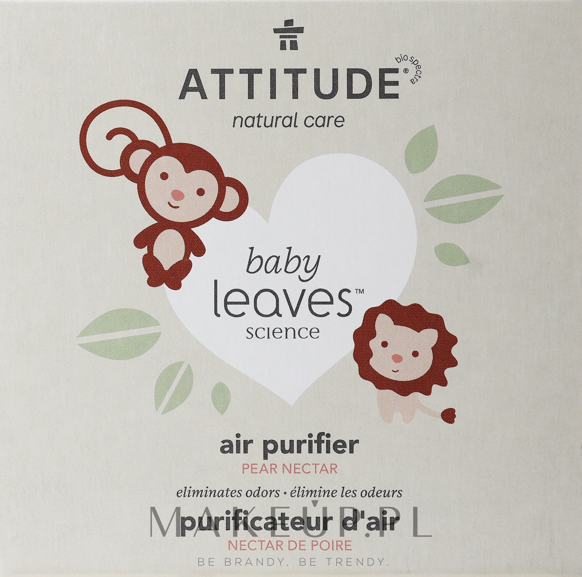 Oczyszczacz powietrza Pear Nectar - Attitude Natural Air Purifier Pear Nectar Hypoallergenic — Zdjęcie 227 g