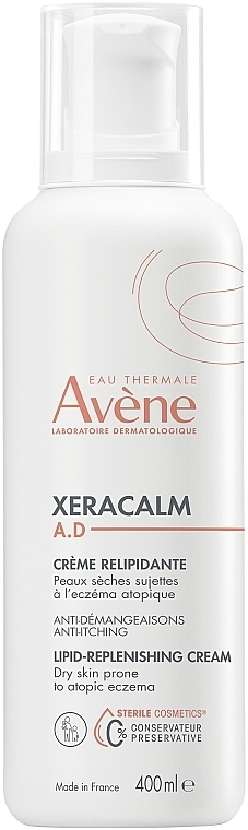 Kojący krem przeciw swędzeniu uzupełniający lipidy - Avene XeraCalm A.D Lipid-Replenishing Cream