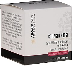 Nawilżający krem przeciwzmarszczkowy - Arganicare Collagen Boost Advanced Anti-Wrinkle Moisturizer  — Zdjęcie N2
