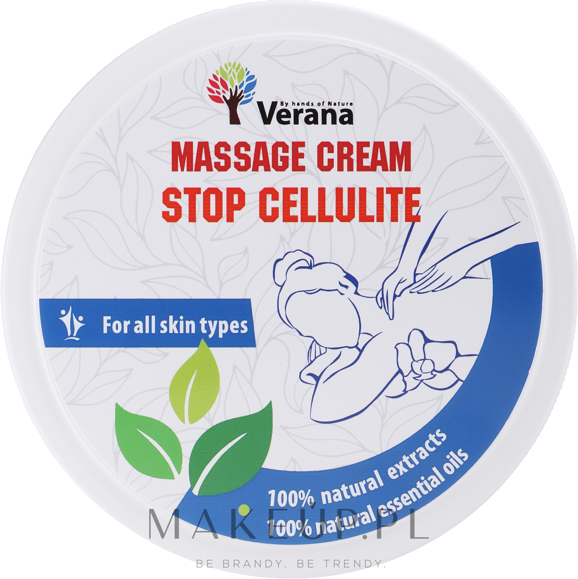 Krem do masażu Stop–cellulit - Verana Massage Cream Stop-Cellulite — Zdjęcie 500 g