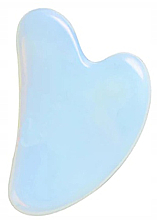 Kup PRZECENA! Masażer do twarzy, biały nefryt - Lewer Blue Opal Gua Sha Face Massager *