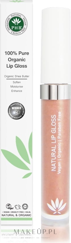 Błyszczyk do ust - PHB Ethical Beauty 100% Pure Organic Lip Gloss  — Zdjęcie Blossom