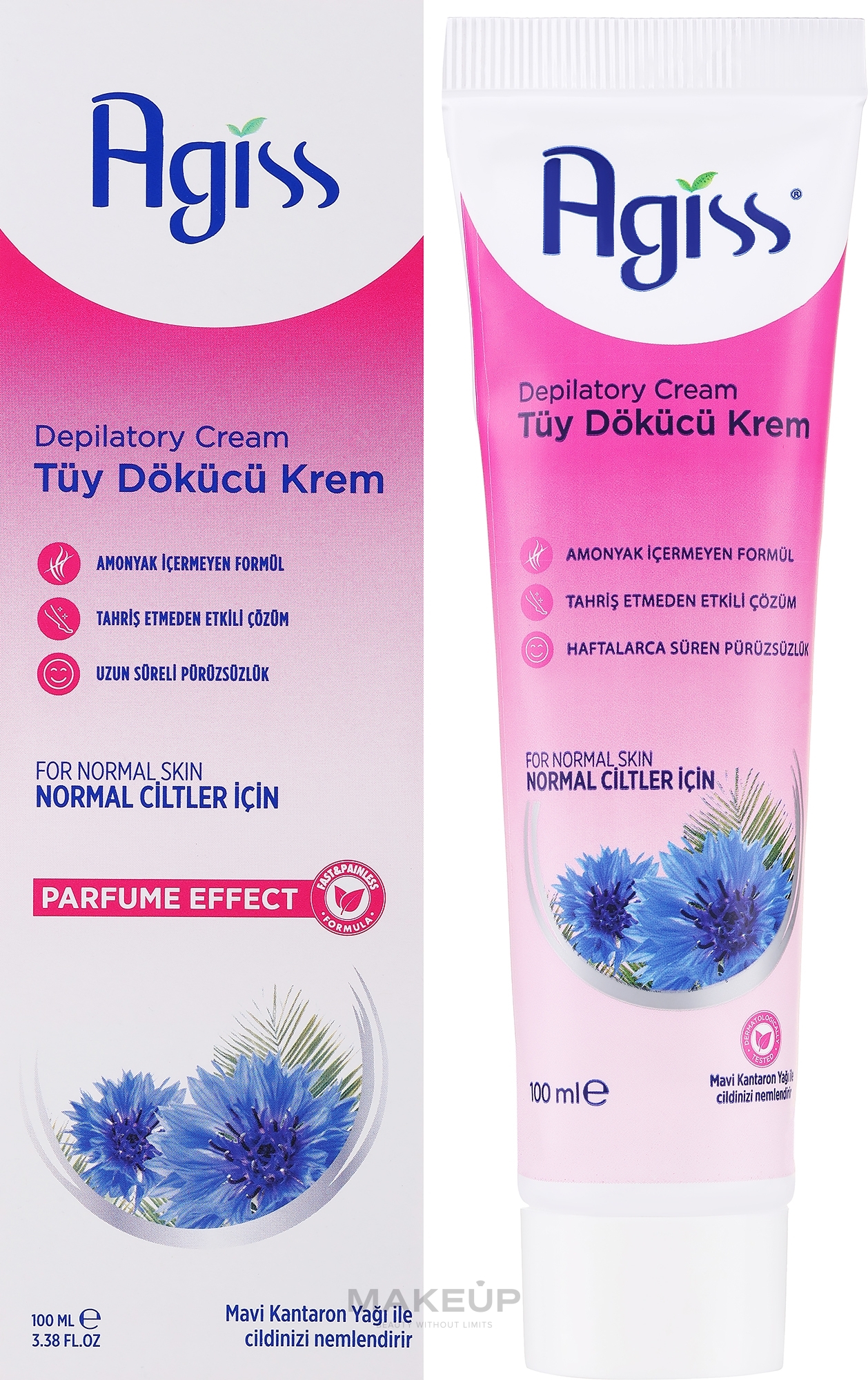 Krem do depilacji z ekstraktami z wiśni i rumianku - Agiss Depilatory Cream — Zdjęcie 100 ml