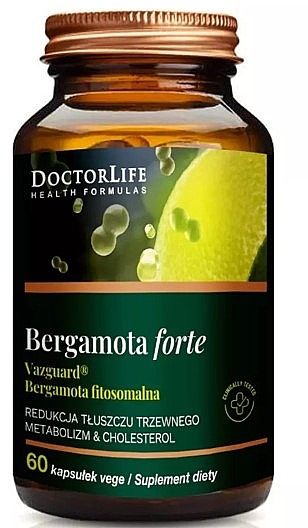 Suplement diety z ekstraktem z bergamotki - Doctor Life Bergamota Forte — Zdjęcie N1