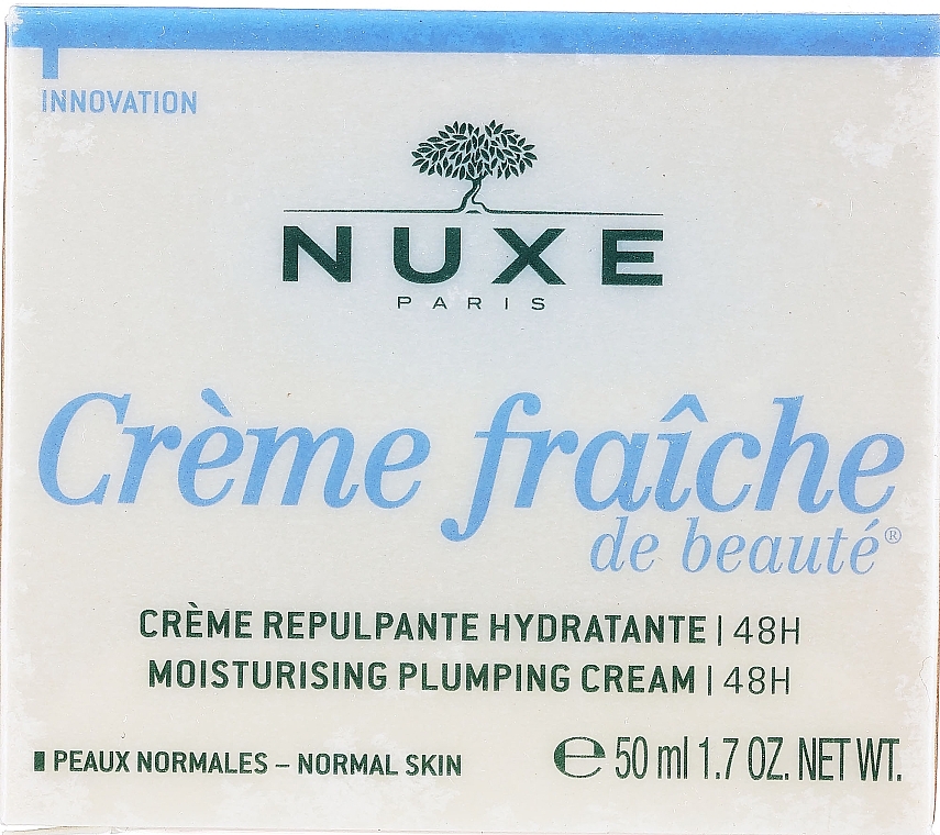 PRZECENA! Krem nawilżający do skóry normalnej - Nuxe Creme Fraiche De Beaute Moisturising Plumping Cream 48H * — Zdjęcie N3