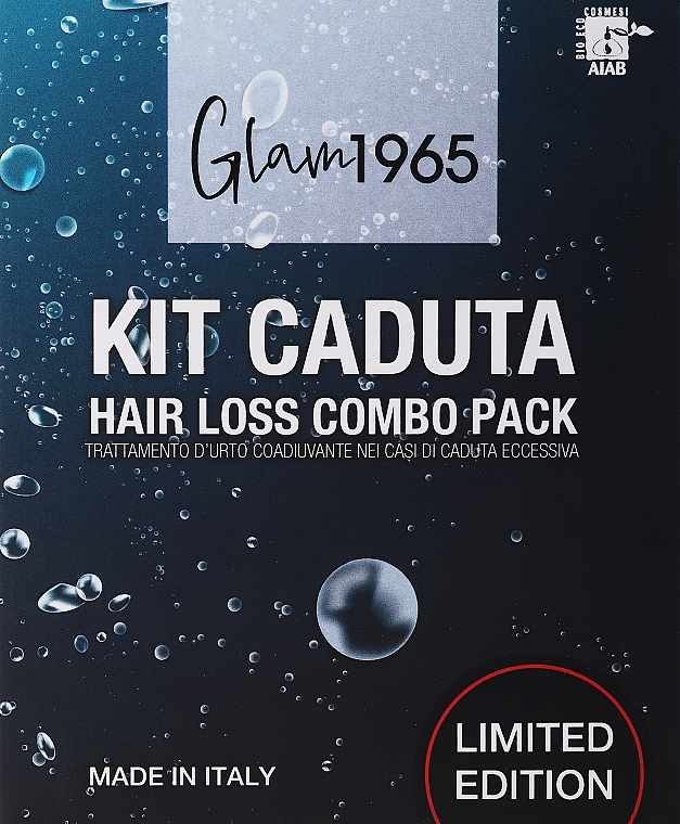 Zestaw przeciw wypadaniu włosów - Glam1965 Activa Kit Caduta (sh/250ml + com/100ml) — Zdjęcie N2