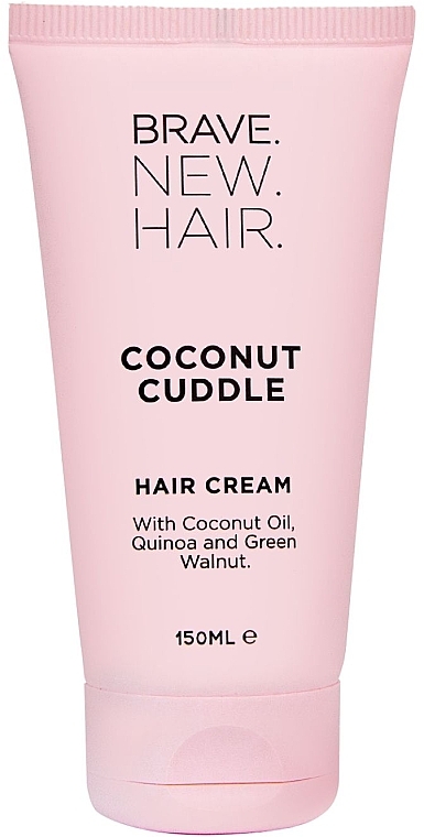 Nawilżający krem ​​do włosów bez spłukiwania - Brave New Hair Coconut Cuddle Hair Cream — Zdjęcie N1