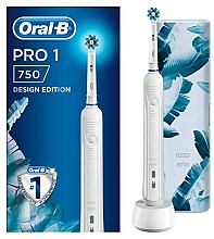 Kup Elektryczna szczoteczka do zębów - Oral-B Pro 750 Cross Action White + Travel Case