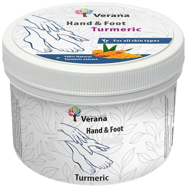 Peeling do dłoni i stóp Turmeric - Verana Hand & Foot Scrub Turmeric — Zdjęcie N1