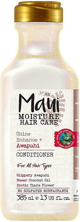 Odżywka do każdego rodzaju włosów - Maui Moisture Shine+Awapuhi Conditioner — Zdjęcie N1