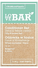 Kup Odżywka w kostce do włosów przetłuszczających się i normalnych z bergamotką i limonką - Love Bar Detox & Sebum Control Conditioner Bar