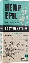 Kup Plastry z woskiem do depilacji ciała - Hemp Epil Body Wax Strips