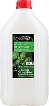 Szampon do włosów przetluszczajacych sie i normalnych z wyciągiem z lisci pokrzywy - Naturaphy Nettle Leaf Extract Shampoo Refill — Zdjęcie N1