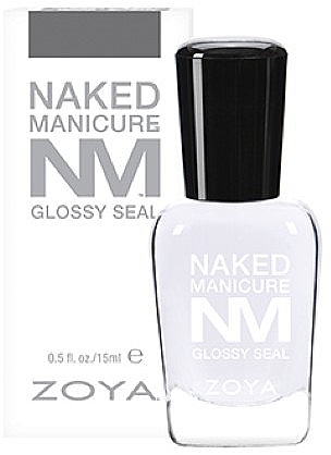 Utrwalający lakier nawierzchniowy - Zoya Naked Manicure Glossy Seal — Zdjęcie N1