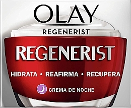 Nawilżający krem przeciwzmarszczkowy na noc - Olay Regenerist Night Cream — Zdjęcie N3