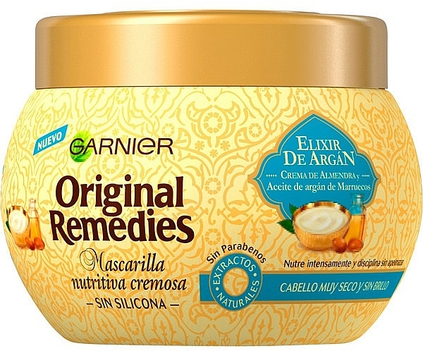 Maska do włosów - Garnier Original Remedies Nourishing Hair Mask Elixir De Argan — Zdjęcie N2