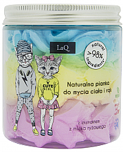 Kup Naturalna pianka do mycia ciała i rąk z ekstraktem z mleka ryżowego dla dzieci - LaQ