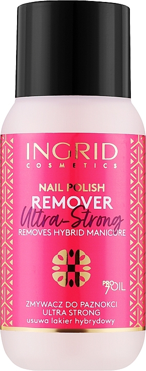Zmywacz do paznokci z olejkami - Ingrid Cosmetics Nail Polish Remover Ultra-Strong
