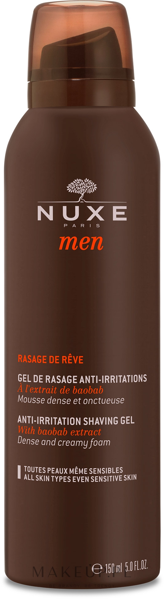 Żel do golenia - Nuxe Men Anti-Irritation Shaving Gel — Zdjęcie 150 ml