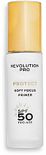 Baza pod makijaż - Revolution Pro Protect Soft Focus Primer SPF50 — Zdjęcie N1