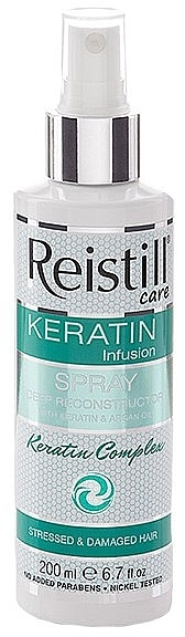 Keratynowy spray regenerujący do włosów - Reistill Keratin Infusion Spray — Zdjęcie N1