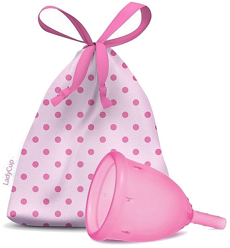 Kubeczek menstruacyjny, rozmiar S, różowy - LadyCup Pink — Zdjęcie N1