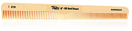 Męski grzebień do włosów, 17 cm, kość słoniowa, I219 - Taylor of Old Bond Street Fine/Coarse Teeth Long Slim Comb — Zdjęcie N1