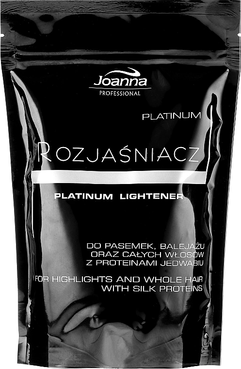 Rozjaśniacz do włosów Platinum - Joanna Professional Lightener (saszetka) — Zdjęcie N2